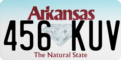 AR license plate 456KUV