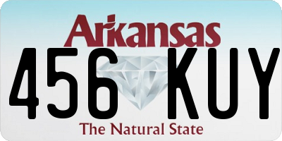 AR license plate 456KUY