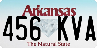 AR license plate 456KVA