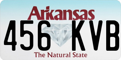 AR license plate 456KVB