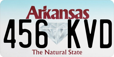 AR license plate 456KVD