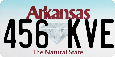 AR license plate 456KVE