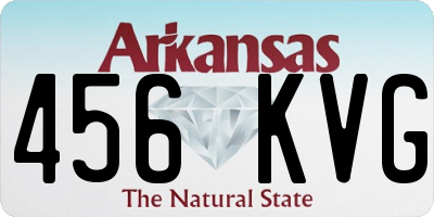 AR license plate 456KVG
