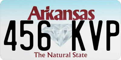 AR license plate 456KVP