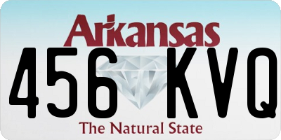 AR license plate 456KVQ