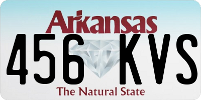 AR license plate 456KVS