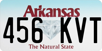 AR license plate 456KVT