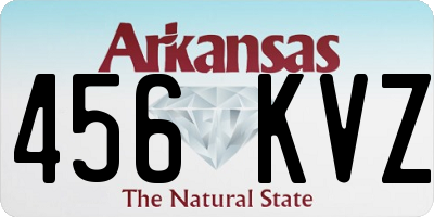 AR license plate 456KVZ