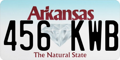 AR license plate 456KWB