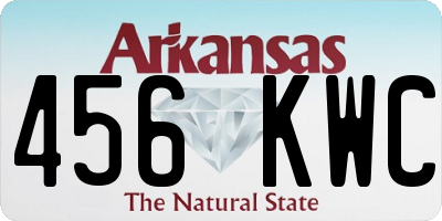 AR license plate 456KWC