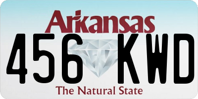 AR license plate 456KWD