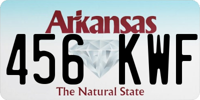 AR license plate 456KWF