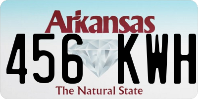 AR license plate 456KWH