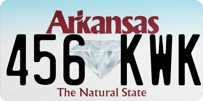 AR license plate 456KWK