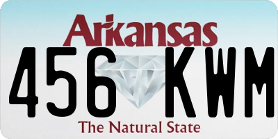 AR license plate 456KWM