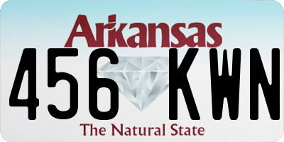 AR license plate 456KWN