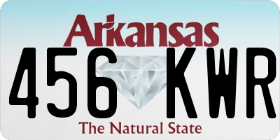 AR license plate 456KWR