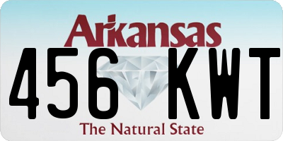 AR license plate 456KWT