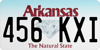 AR license plate 456KXI