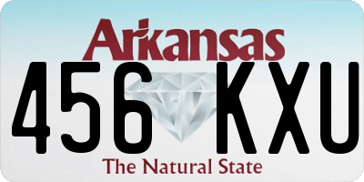 AR license plate 456KXU