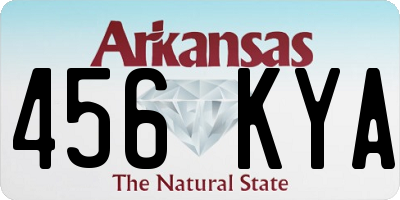 AR license plate 456KYA