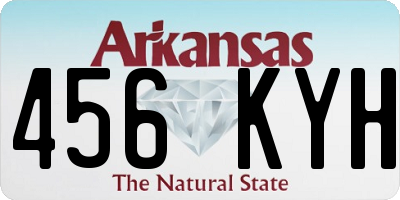 AR license plate 456KYH