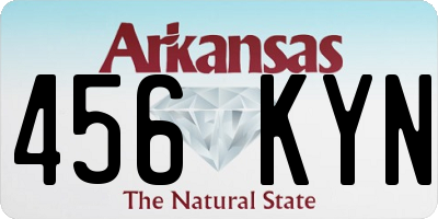 AR license plate 456KYN