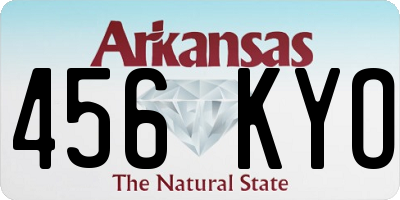 AR license plate 456KYO