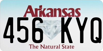 AR license plate 456KYQ