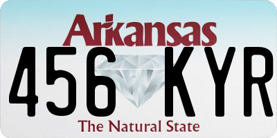 AR license plate 456KYR