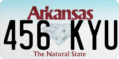 AR license plate 456KYU