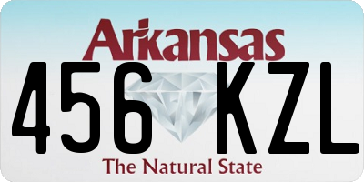 AR license plate 456KZL