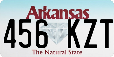 AR license plate 456KZT