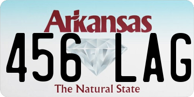 AR license plate 456LAG