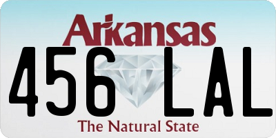 AR license plate 456LAL