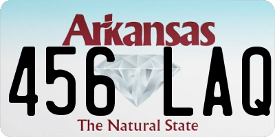 AR license plate 456LAQ