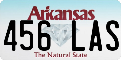 AR license plate 456LAS