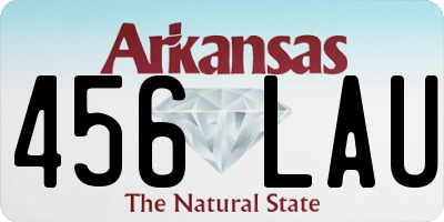 AR license plate 456LAU