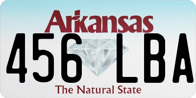 AR license plate 456LBA