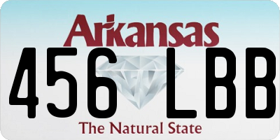AR license plate 456LBB