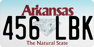 AR license plate 456LBK