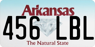AR license plate 456LBL