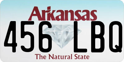 AR license plate 456LBQ