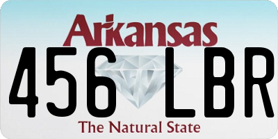 AR license plate 456LBR