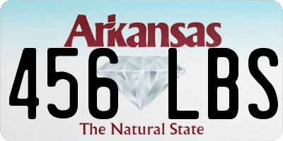 AR license plate 456LBS