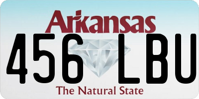AR license plate 456LBU
