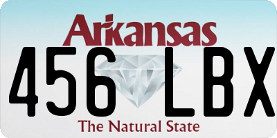 AR license plate 456LBX