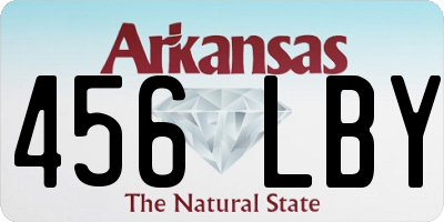 AR license plate 456LBY