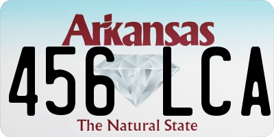 AR license plate 456LCA