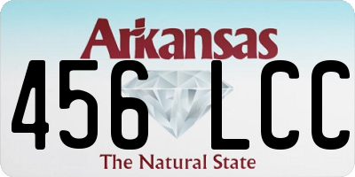 AR license plate 456LCC